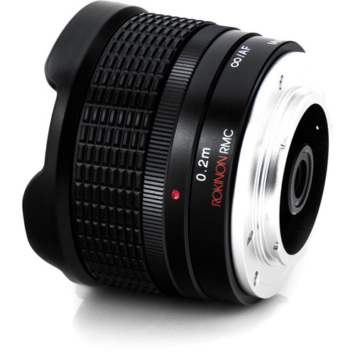 Rokinon 7.5mm f:8.0 RMC fisheye lens for Nikon 1 mount