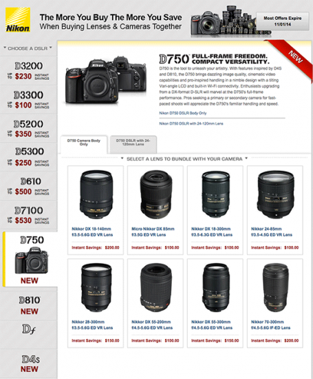 Instant Rebate Program The D750 is now part of Nikon's lens instant rebate program - Nikon Rumors