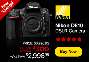 Nikon D810 instant rebate