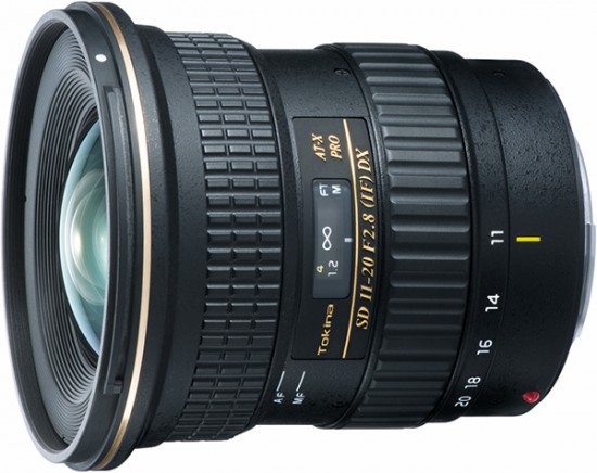 Tokina AT-X 11-20mm f:2.8 PRO DX lens