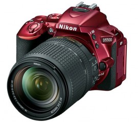 Nikon-D5500-camera-in-red