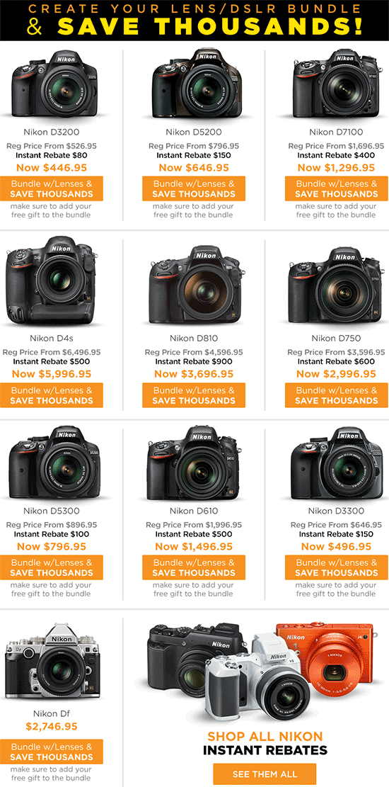 nikon price list