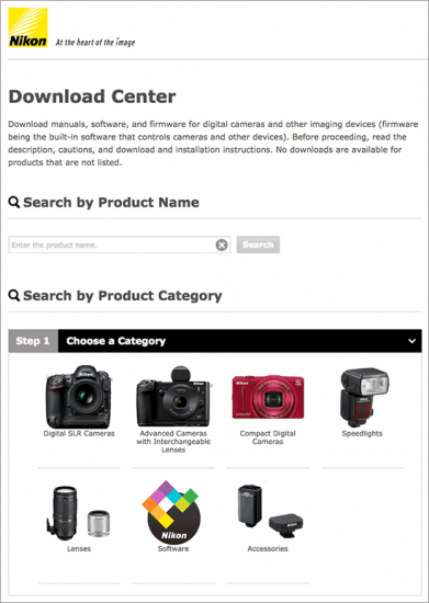 New Nikon Download Center Launched With Several New Software Updates ...