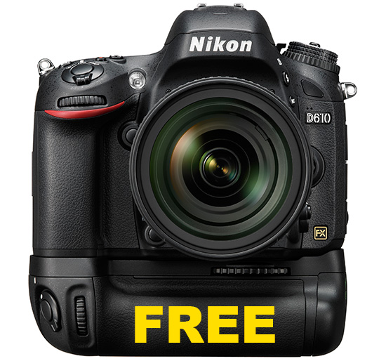 Nikon-D610-with-free-MBD14-battery-grip