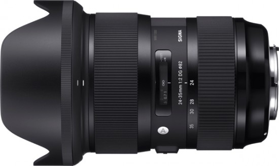 Sigma 24-35mm f/2 DG HSM Art lens for Nikon F mount to start