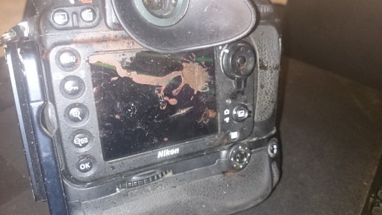 Nikon D800E camera survives a bad car accident 5
