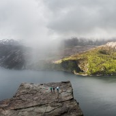 'Pulpit Rock Storm’ — 13 vertical shot panorama. 1/125 sec @ f/8, ISO 200 and 28mm (28-300mm)
