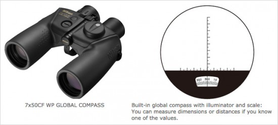 Nikon-7x50CF-WP-GLOBAL-COMPASS-binoculars-built-in-global-compass-with-illuminator-and-scale