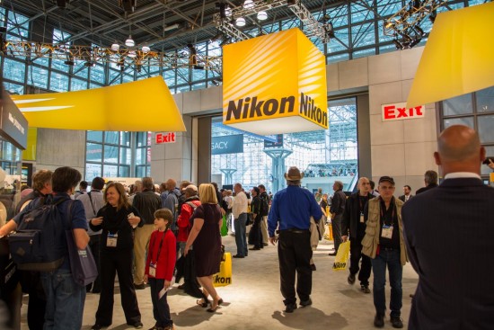 Nikon booth at the 2015 PhotoPlus Expo