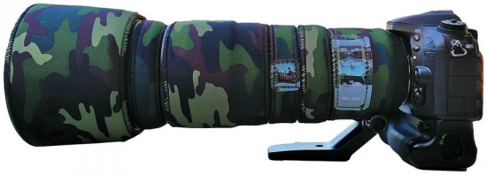 neoprene-lens-protection-and-camouflage-cover-for-the-Nikon-200-500mm-f5.6E-lens