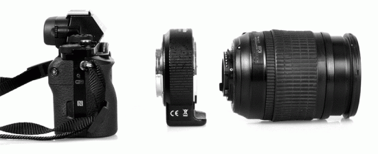 Commlite Nikon F-mount to Sony E-mount autofocus adapter 5