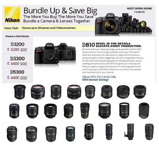 New Nikon deals/rebates start today Nikon Rumors
