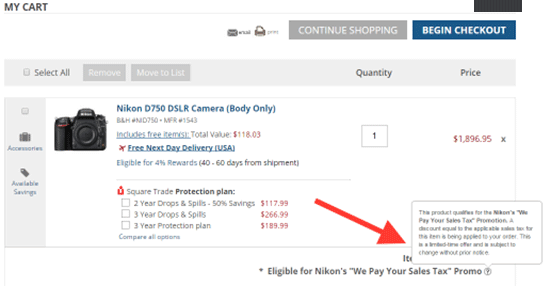 Nikon-will-pay-your-sales-tax-promo