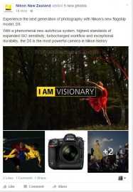 Nikon New Zealand prematurely announced the D5 on their Facebook page ...