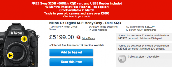 first-Nikon-D5-shipments-will-include-free-Sony-32GB-XQD-memory-card-reader