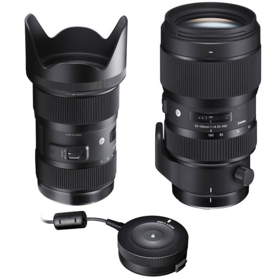 Save $160 when you buy the Sigma 18-35mm f:1.8 and 50-100mm f:1.8 DC HSM Art lenses
