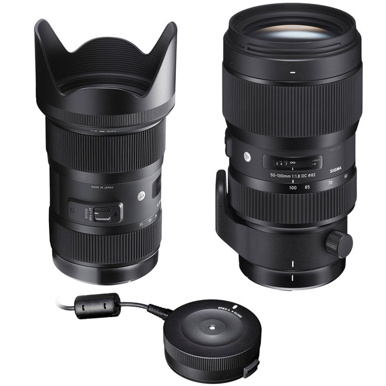 Save $160 when you buy the Sigma 18-35mm and 50-100mm f/1.8 Art lenses