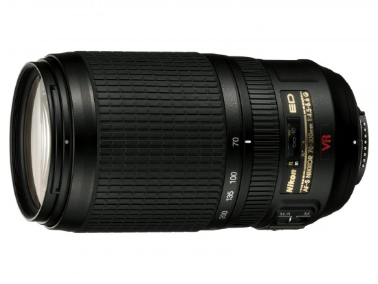 Nikon 70-300mm f:4.5-5.6G ED IF AF-S VR Nikkor Zoom Lens