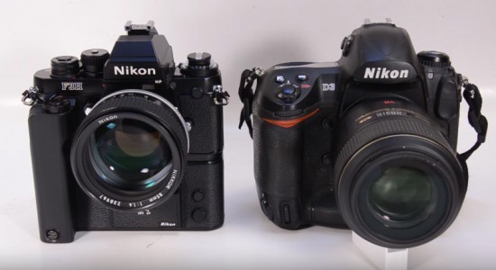 Nikon-F3H-vs-Nikon-D3-shutter-sound
