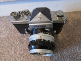 Nikon F camera with cloth shutter curtain5