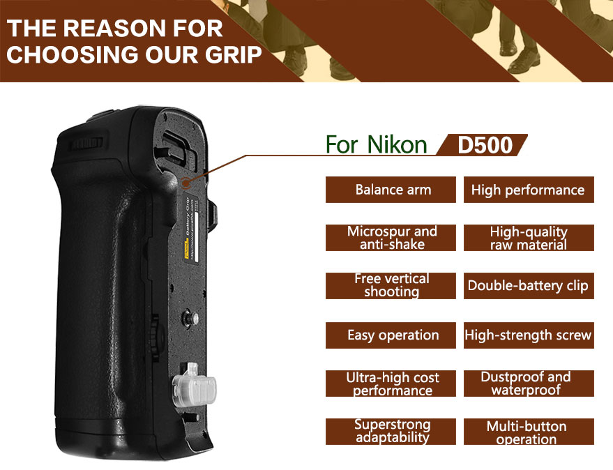 Third party battery grips for Nikon D500 now available Nikon Rumors