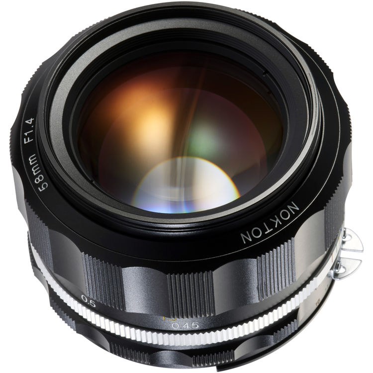 New Voigtlander Nokton 58mm f/1.4 SL II S lens for Nikon F-mount 