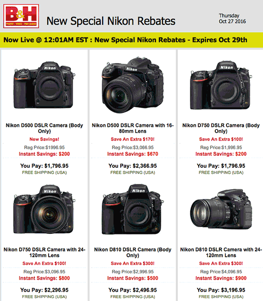 nikon-rebates-october-2016