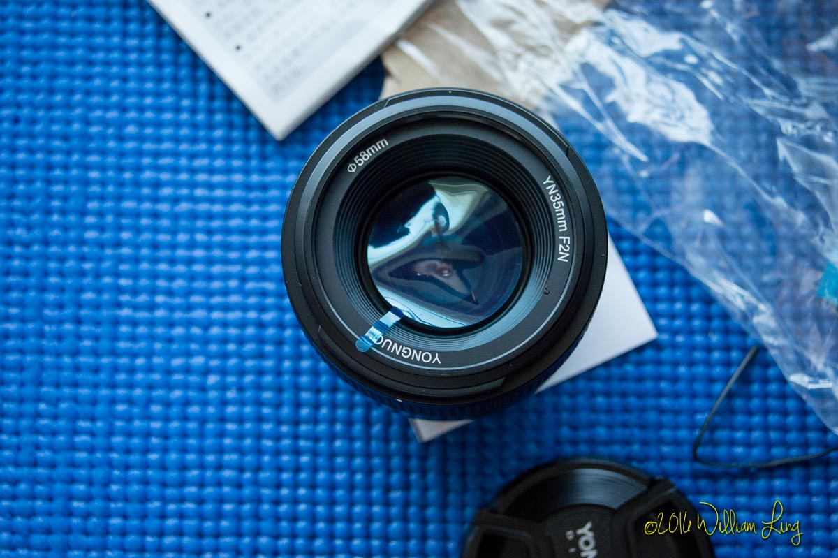 Yongnuo YN 35mm f/2 lens for Nikon F mount: quick review and test 
