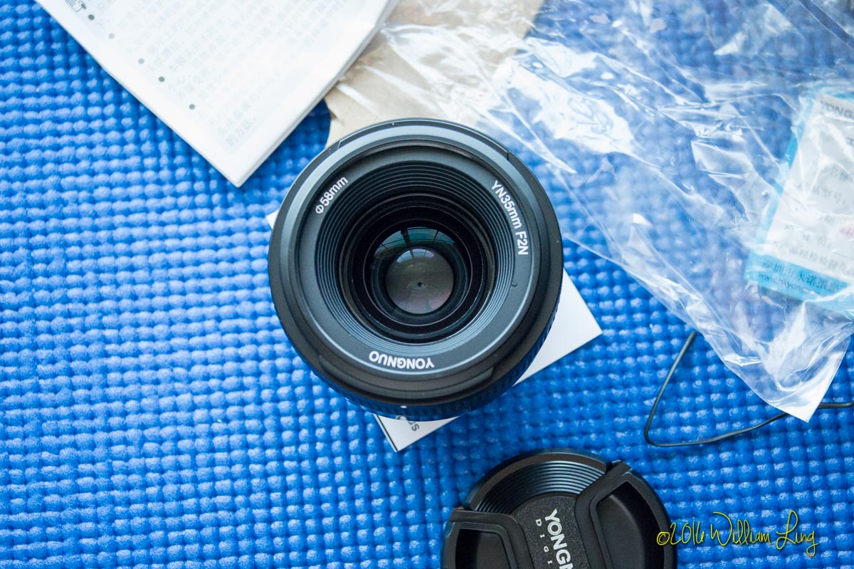 Yongnuo YN 35mm f/2 lens for Nikon F mount: quick review and test 