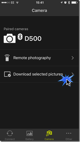 Nikon d500 2024 wifi connection