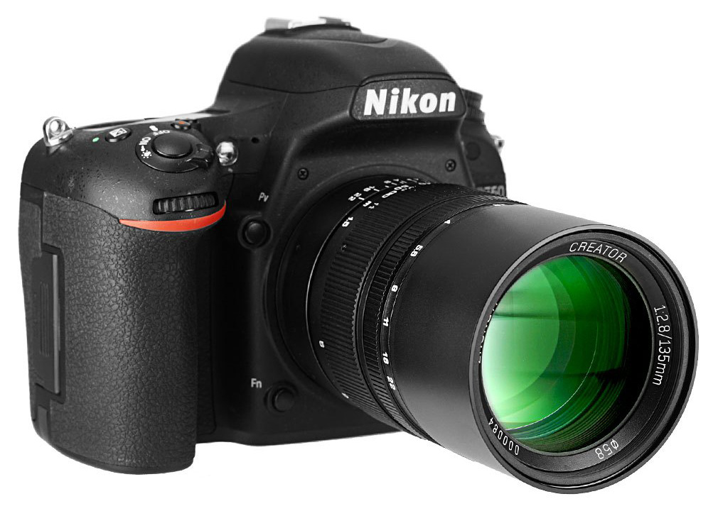Mitakon Zhong Yi Optics CREATOR 135mm f/2.8 II lens for Nikon F 