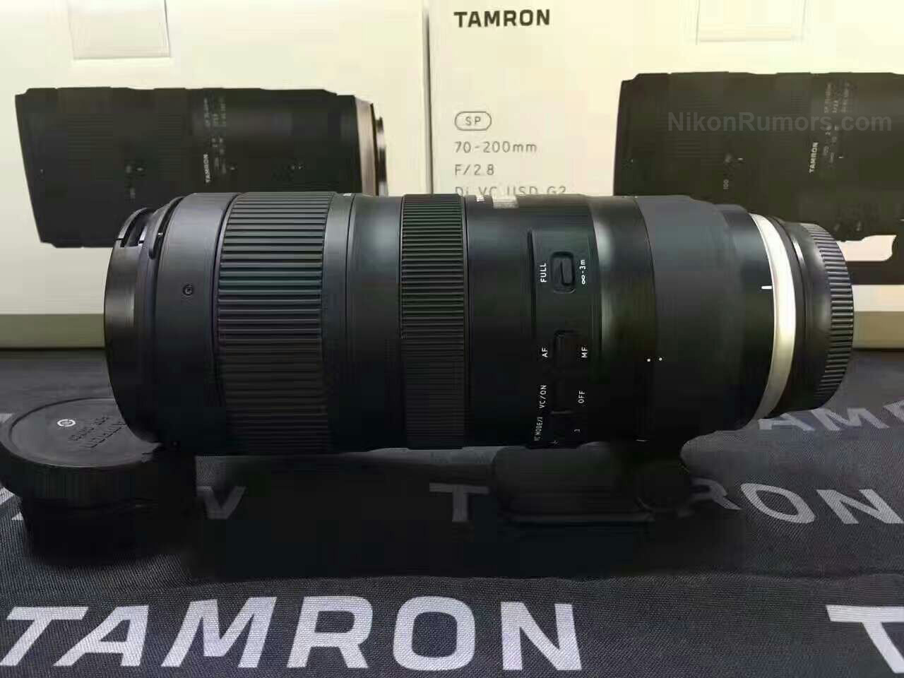 Pictures of the upcoming Tamron SP 70-200mm f/2.8 Di VC USD G2 lens (Tamron  A009) - Nikon Rumors