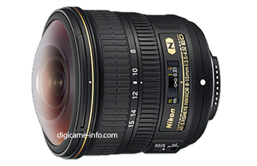 Nikon AF-S Fisheye NIKKOR 8-15mm f:3.5-4.5E ED lens