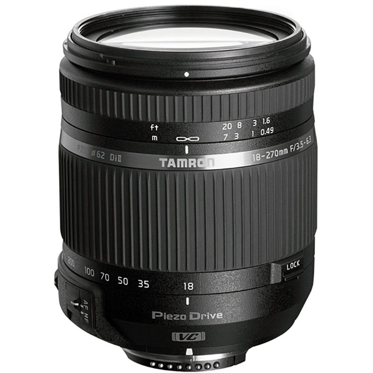 Tamron 18-270mm f/3.5-6.3 Di II VC PZD lens for Nikon F-mount now 