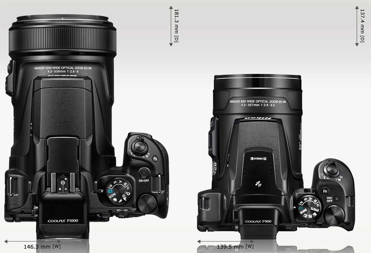 Resoneer Acht Ongeautoriseerd Nikon Coolpix P1000 vs. Nikon Coolpix P900 specifications comparison -  Nikon Rumors