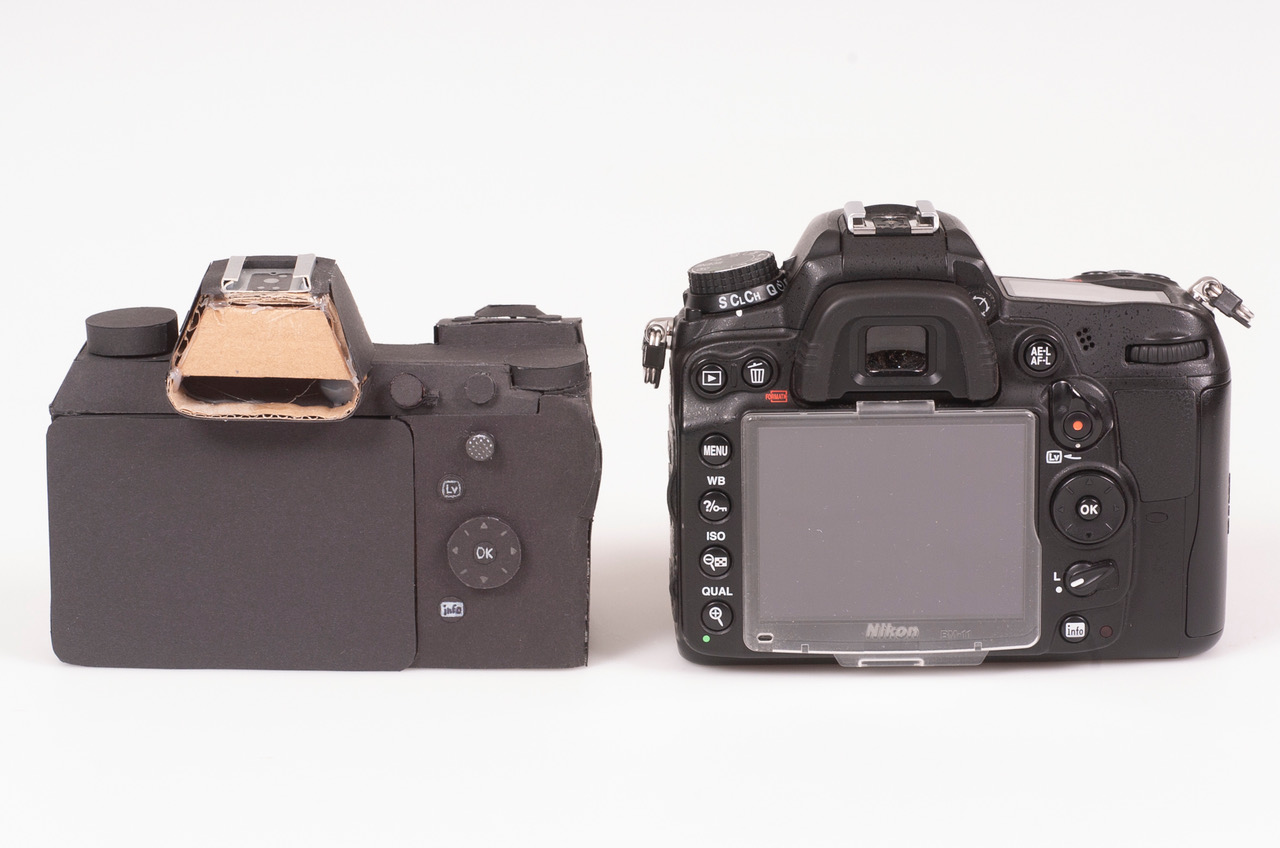werknemer Lokken Echt niet Nikon mirrorless camera vs. Nikon D7000 size comparison - Nikon Rumors