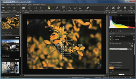 nikon's capture nx2 software