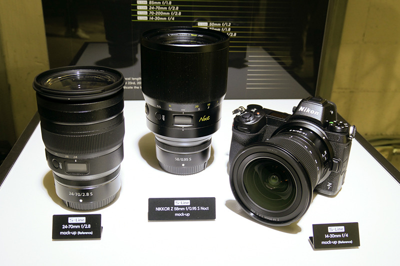 Nikon Nikkor Z lenses prototypes: 24-70mm f/2.8, 14-30mm f/4 and 