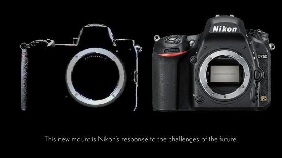 Nikon mirrorless camera compared with D750 © Eno