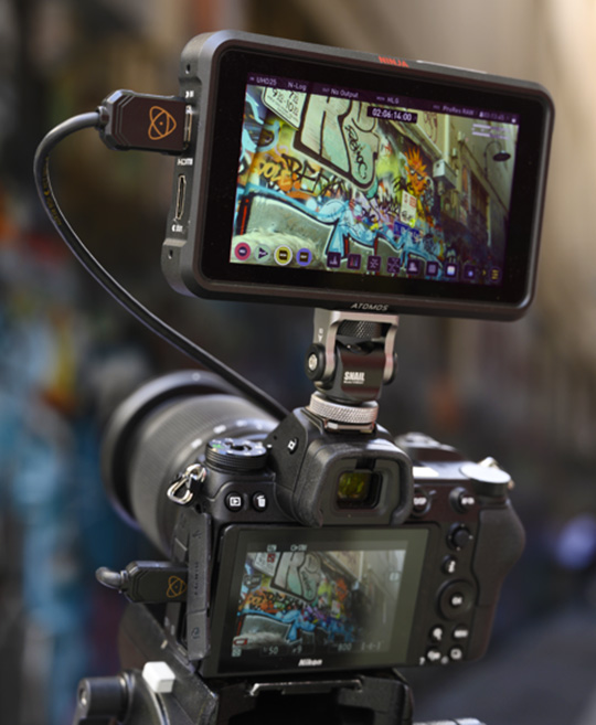 Nikon d850 2025 atomos ninja v