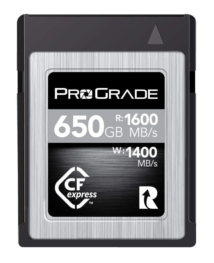 ProGrade Digital 650GB CFexpress 2.0 Cobalt memory card now