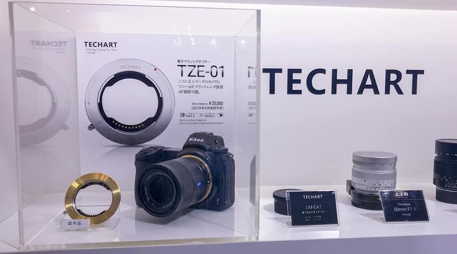 CP+ show report: Techart TZE Nikon Z-mount to Sony E-mount adapter