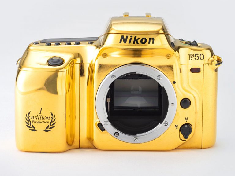 Nikon F50 Gold camera 1997