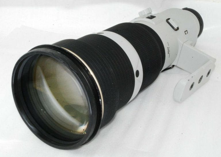 Rare light grey Nikon AFS Nikkor 500mm F/4 D II lens listed for sale