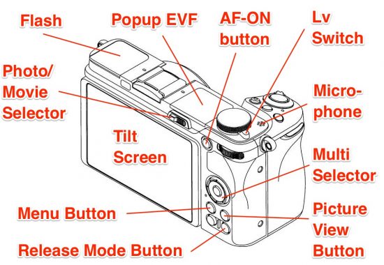 Nikon Z mirrorless APS-C camera desing patent