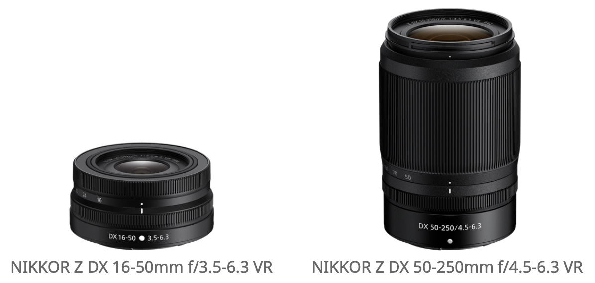 NIKKOR Z 16-50 f3.5-6.3 NIKKOR Z 50-250-