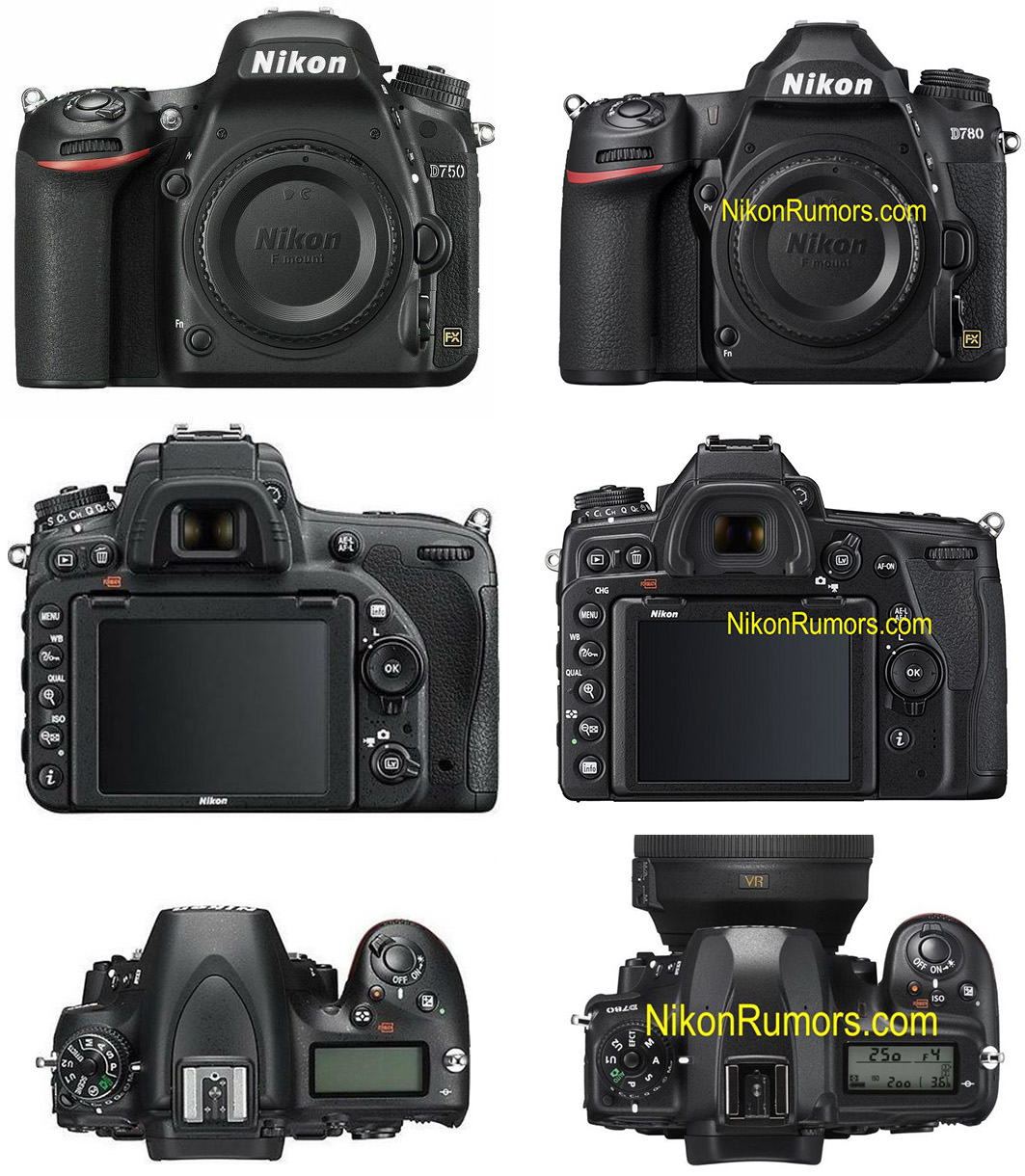 Nikon vs. Nikon D780 comparisons Rumors