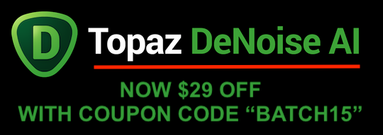 topaz denoise ai promo code