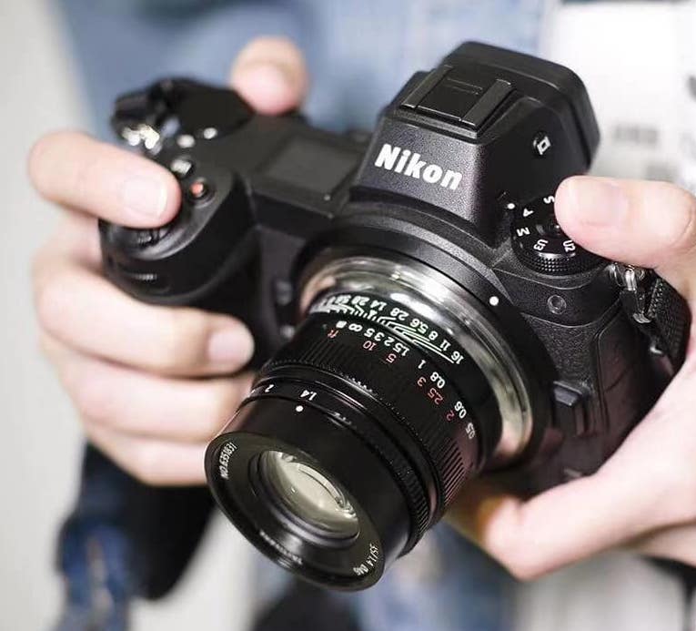 Black TTArtisan 35mm F1.4 Manual Focus Fixed Lens Compatible with Nikon Z-Mount Z5 Z6 Z6II Z7 ZFC Mirrorless Cameras 