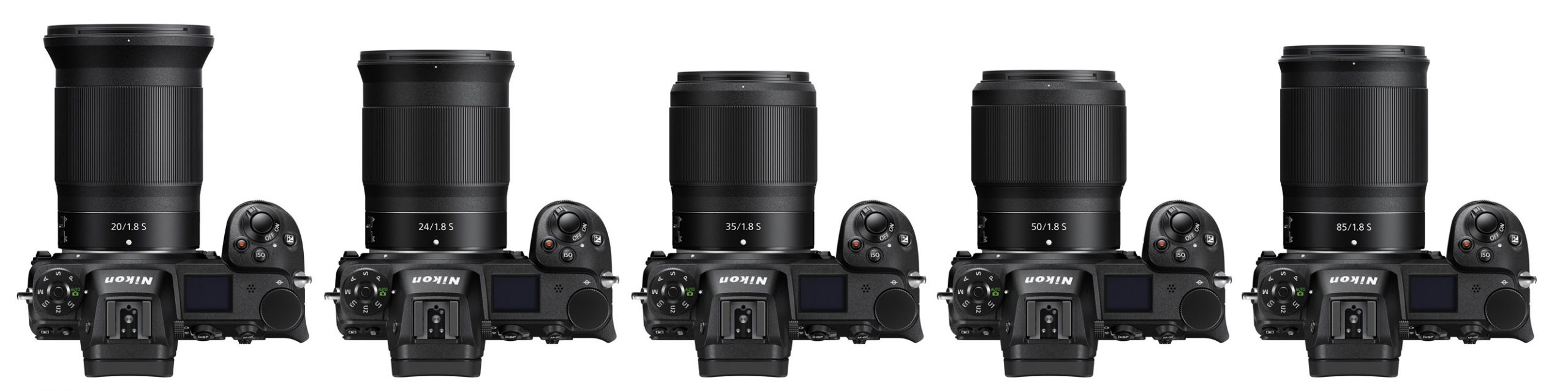 NIKKOR Z 20mm f/1.8 S and NIKKOR Z 24-200mm f/4-6.3 VR lens size